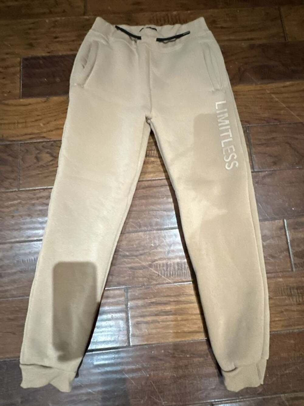 Brooklyn Laundry Limitless Sweatpants Size L 14/16 Tan Joggers